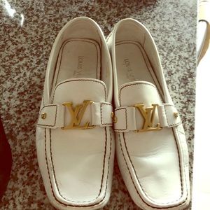 Men LV leather loafers